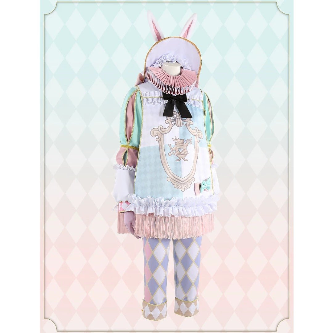 Twisted Wonderland Epel Felmier White Rabbit Festival Cosplay Costume - Coscosmos