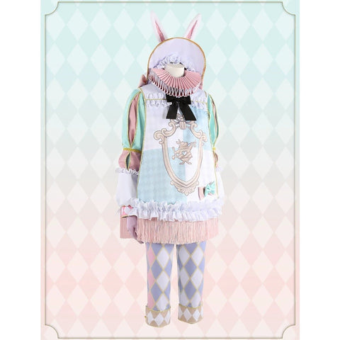 Twisted Wonderland Epel Felmier White Rabbit Festival Cosplay Costume - Coscosmos
