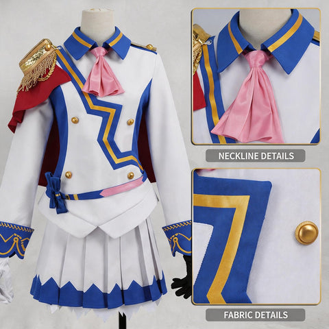 Uma musume: Pretty Derby Tokai Teio Full Competition Cosplay Costume Outfit Set - Coscosmos