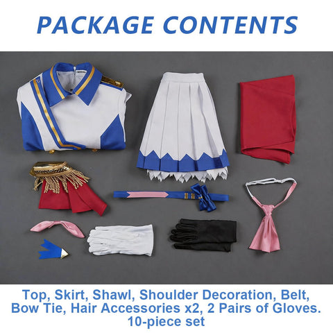 Uma musume: Pretty Derby Tokai Teio Full Competition Cosplay Costume Outfit Set - Coscosmos