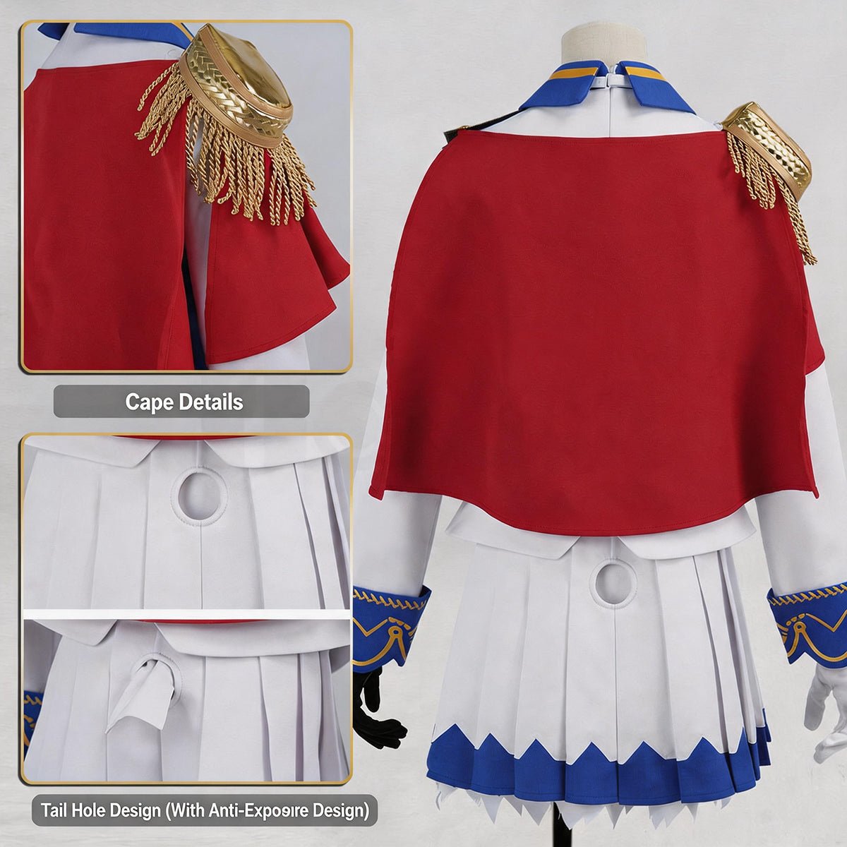 Uma musume: Pretty Derby Tokai Teio Full Competition Cosplay Costume Outfit Set - Coscosmos