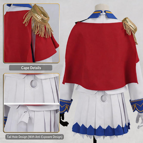 Uma musume: Pretty Derby Tokai Teio Full Competition Cosplay Costume Outfit Set - Coscosmos