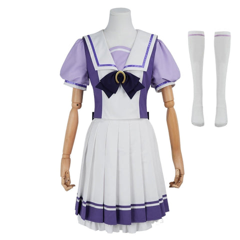 Uma Musume: Pretty Derby Tracen Academy Uniform Official Style Cosplay Outfit Set - Coscosmos