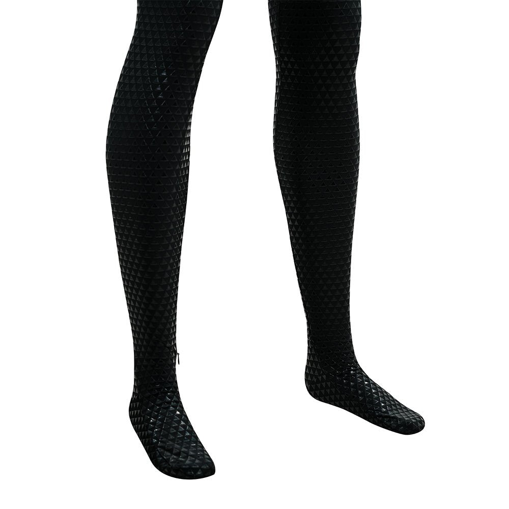 Upgraded Gwen Stacy Spider - Verse Cosplay Outfit, Color Block Embossed Full Set, Customizable Shoes - Coscosmos