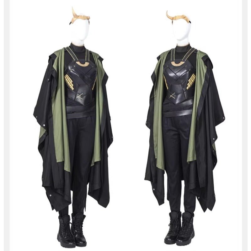 Upgraded Loki Sylvie Cosplay Costume Full Set – Custom - Made Lady Loki Outfit for Women - Coscosmos