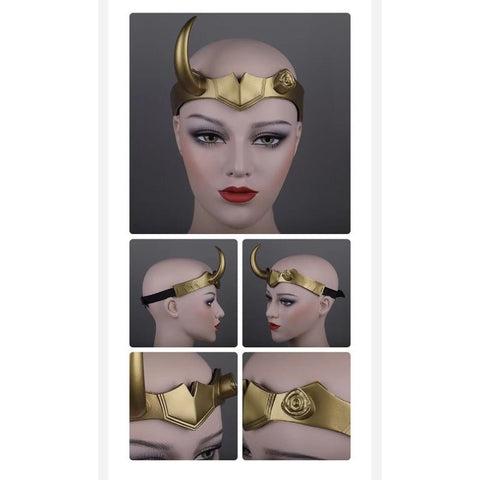Upgraded Loki Sylvie Cosplay Costume Full Set – Custom - Made Lady Loki Outfit for Women - Coscosmos