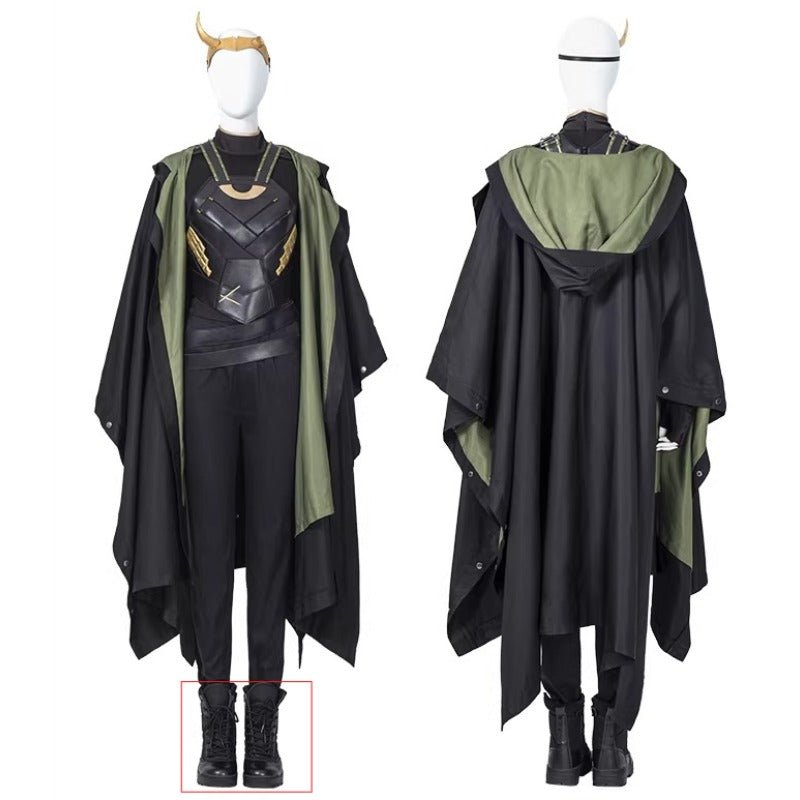 Upgraded Loki Sylvie Cosplay Costume Full Set – Custom - Made Lady Loki Outfit for Women - Coscosmos