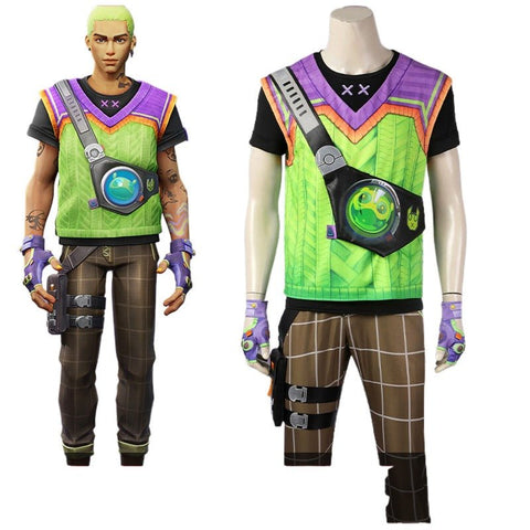 Valorant Agent Gekko Cosplay Costume Full Set Outfit - Coscosmos