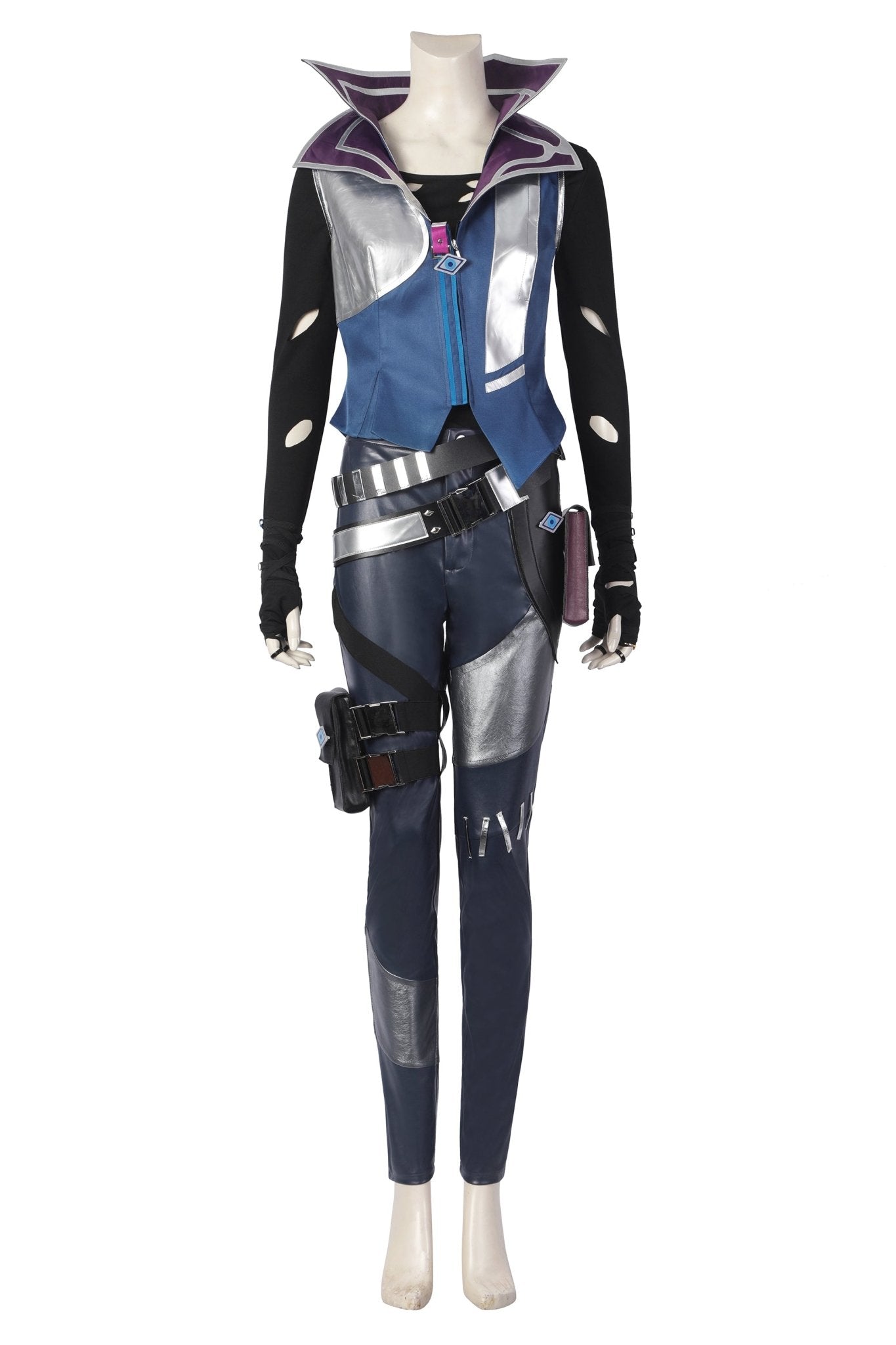 Valorant Cosplay Costume - Fade Turkish Nightmare Hunter Outfit Game Cos Full Set - Coscosmos