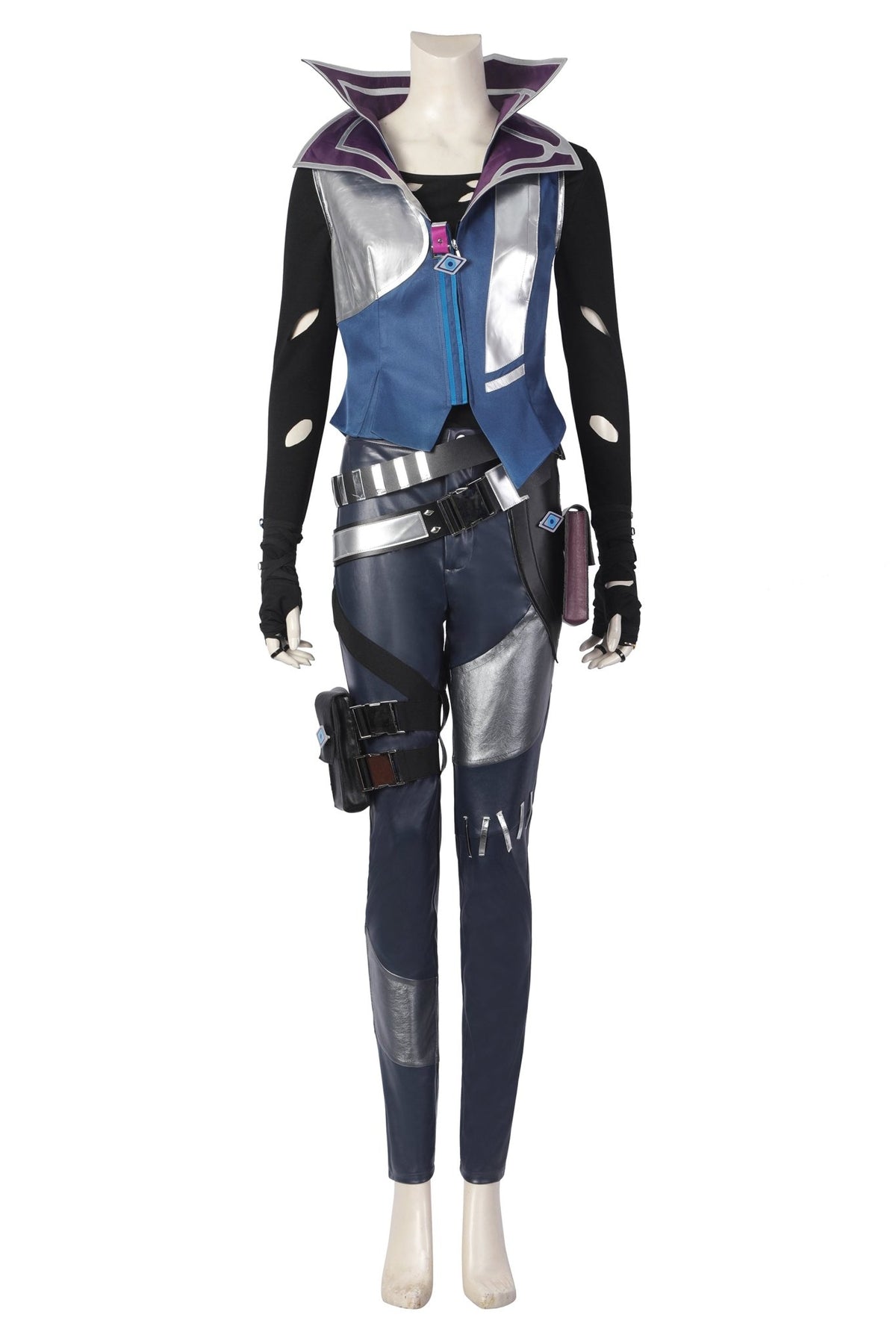 Valorant Cosplay Costume - Fade Turkish Nightmare Hunter Outfit Game Cos Full Set - Coscosmos