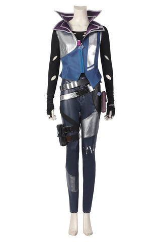 Valorant Cosplay Costume - Fade Turkish Nightmare Hunter Outfit Game Cos Full Set - Coscosmos