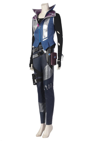 Valorant Cosplay Costume - Fade Turkish Nightmare Hunter Outfit Game Cos Full Set - Coscosmos