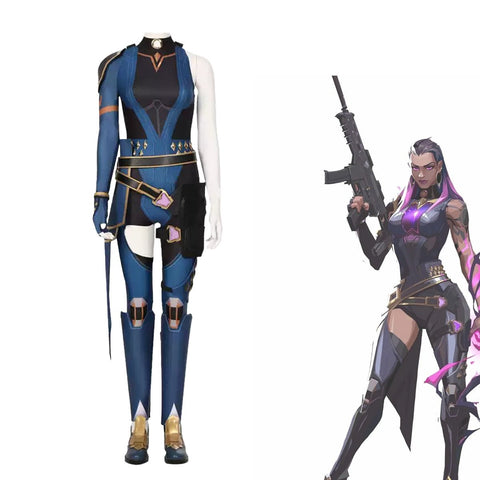 VALORANT Cosplay Raze Costume Full Set Game Character Role - Play Outfit Gaming Apparel - Coscosmos