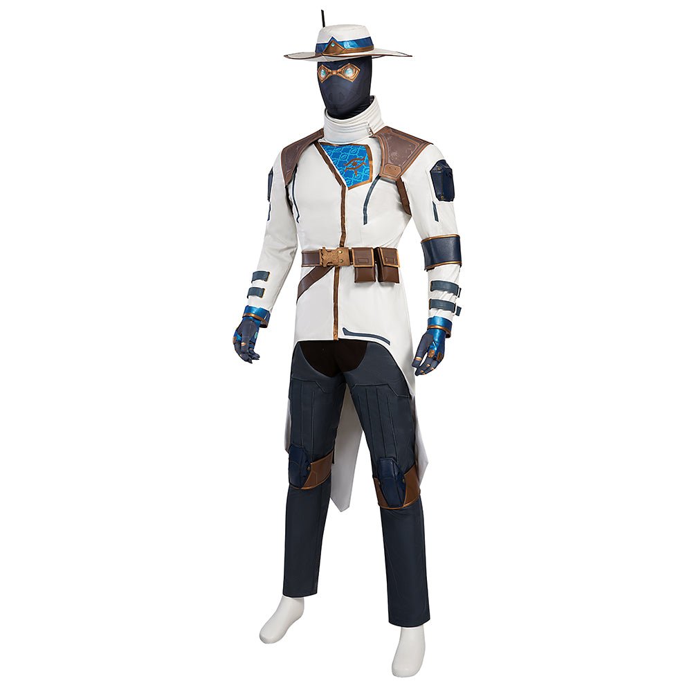 Valorant Cypher Halloween Cosplay Costume Set – Perfect for Game Fans and Cosplay Events - Coscosmos