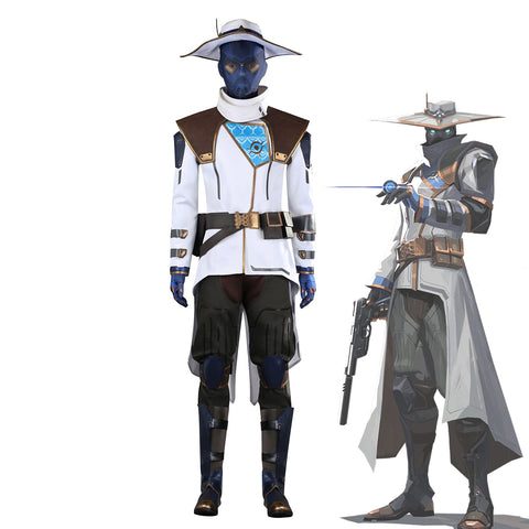 Valorant Cypher Zero - Agent Cosplay Costume Full Set - Coscosmos