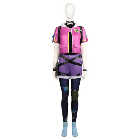 Valorant Duskblade Cosplay Costume - Fearless Contract Duskblade Outfit for Gamers - Coscosmos