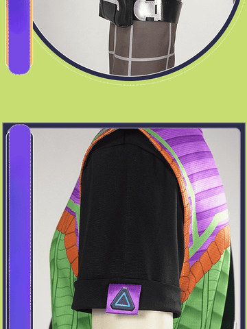 Valorant Gekko Complete Cosplay Costume Set – Streetwear Halloween Street Style Sage Gekko Urban Fashion Collectible - Coscosmos