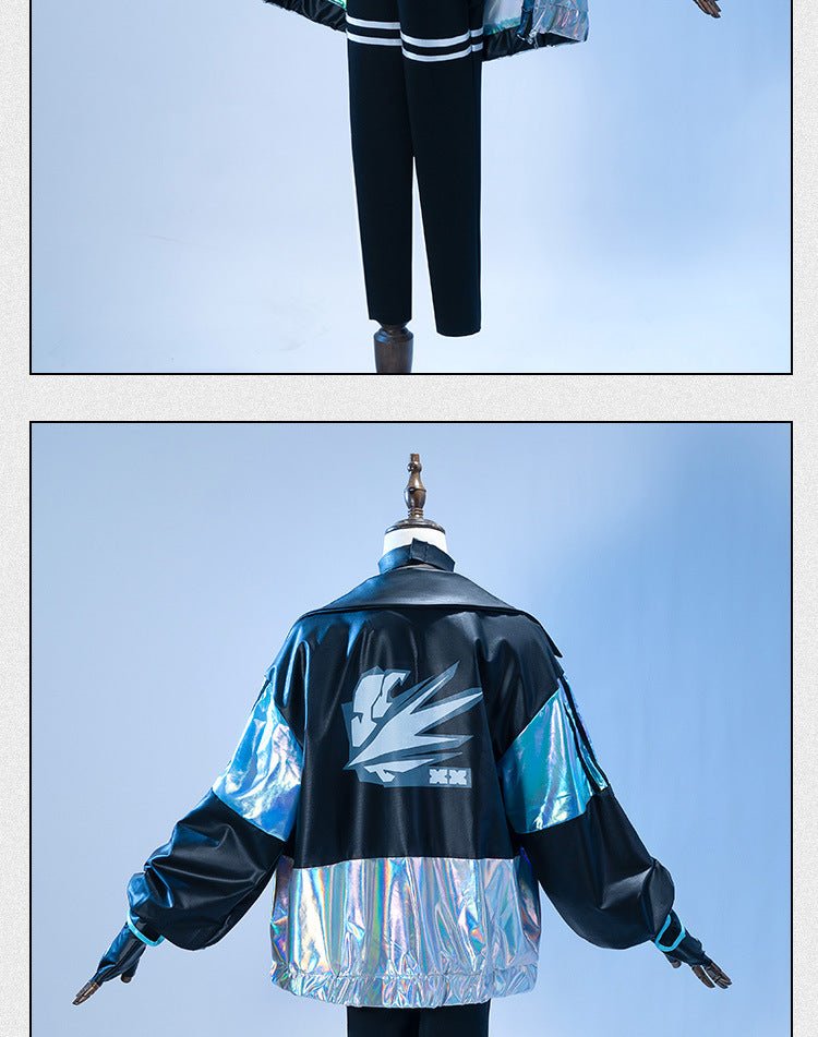 Valorant Jett Cosplay Full Set - Complete Premium Costume with Jacket & Pants - Coscosmos