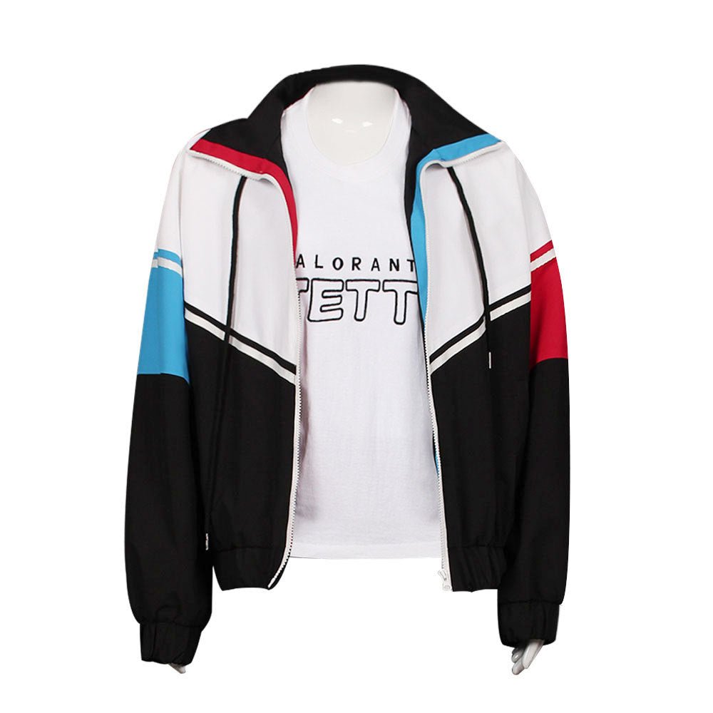 Valorant Jett Windbreaker Streetwear Cosplay Set – Premium Jacket, Pants, and Gloves for Game Fans, Cosplayers, and Urban Fashion Enthusiasts - Coscosmos