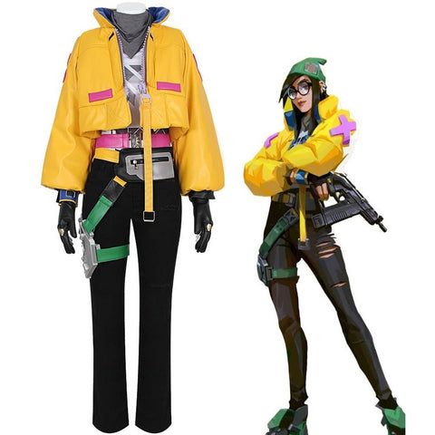 Valorant Killjoy Sentinel Halloween Cosplay Costume – Full Gothic Set for Cosplayers, Gamers, and Halloween Events - Coscosmos