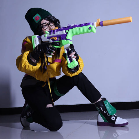 Valorant Killjoy Sentinel Halloween Cosplay Costume – Full Gothic Set for Cosplayers, Gamers, and Halloween Events - Coscosmos