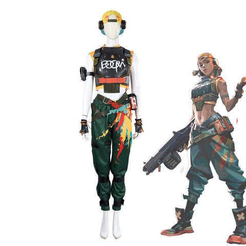 Valorant Raze Cosplay Costume - Authentic Shooting Game Character Outfit - Coscosmos
