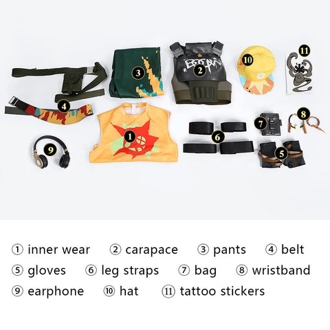 Valorant Raze Cosplay Costume - Authentic Shooting Game Character Outfit - Coscosmos