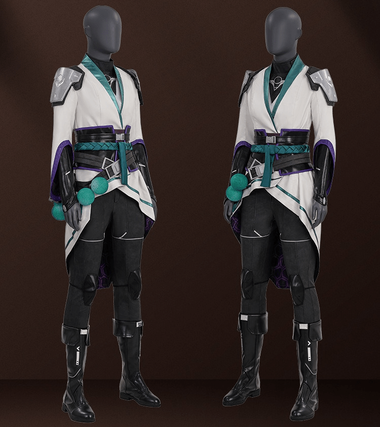 Valorant Sage Cosplay Costume – Premium Game - Inspired Cosplay Outfit for Men, Anime - Style Halloween Outfit for Fans - Coscosmos