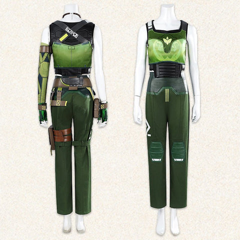 VALORANT Skye Cosplay Costume Full Outfit Set - Style Game Replica - Coscosmos