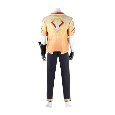 Valorant Tejo Cosplay Costume - Fearless Contract Titan Fox Tejo Game Outfit for Men - Coscosmos
