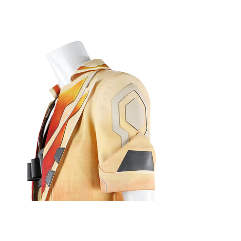 Valorant Tejo Cosplay Costume - Fearless Contract Titan Fox Tejo Game Outfit for Men - Coscosmos