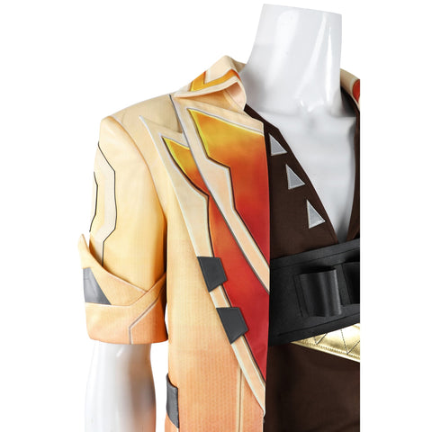 Valorant Tejo Cosplay Costume - Fearless Contract Titan Fox Tejo Game Outfit for Men - Coscosmos