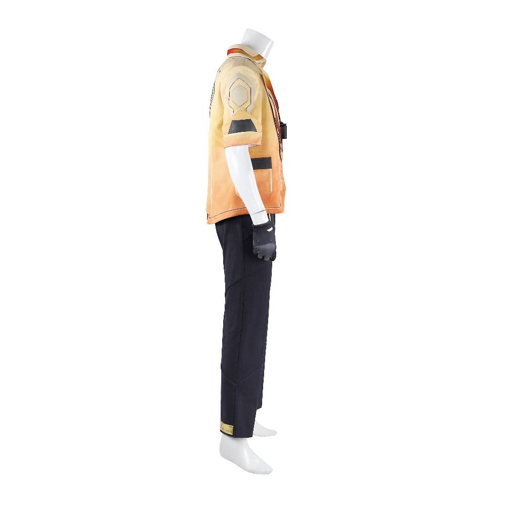 Valorant Tejo Cosplay Costume - Fearless Contract Titan Fox Tejo Game Outfit for Men - Coscosmos