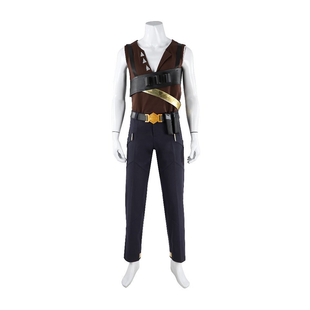 Valorant Tejo Cosplay Costume - Fearless Contract Titan Fox Tejo Game Outfit for Men - Coscosmos