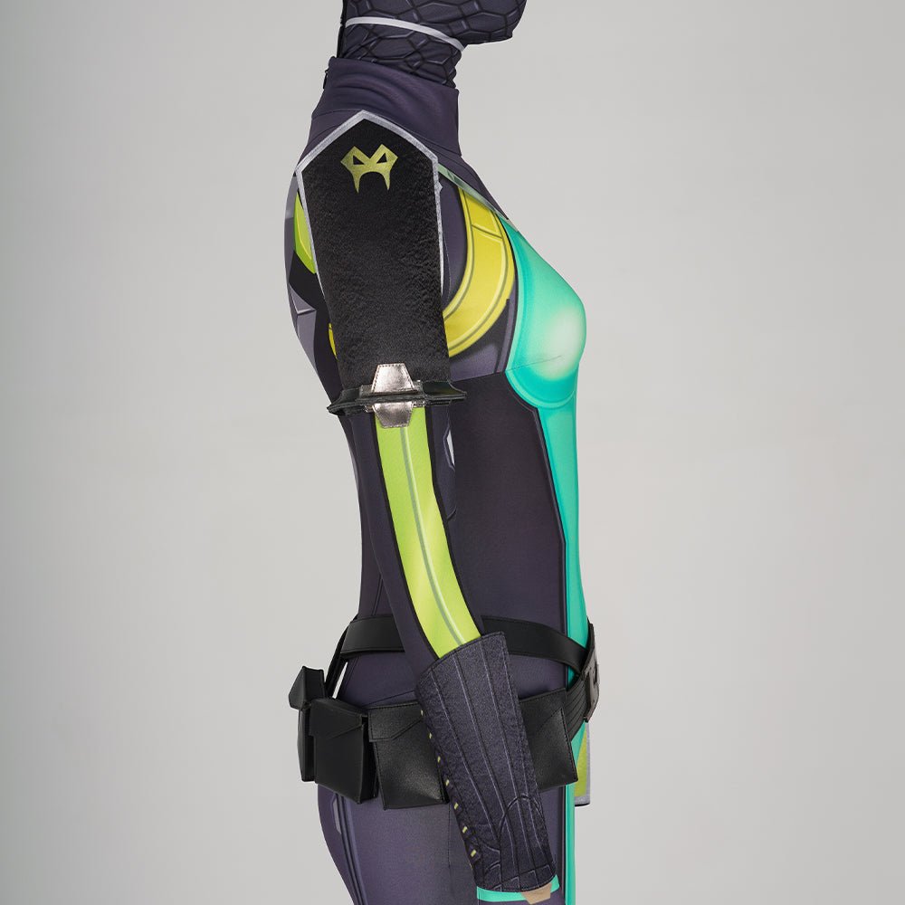 VALORANT Viper Cosplay Costume – Premium Snake - Themed Game Suit for Fans, Complete Set with Detailed Accessories for Role - Play Events - Coscosmos