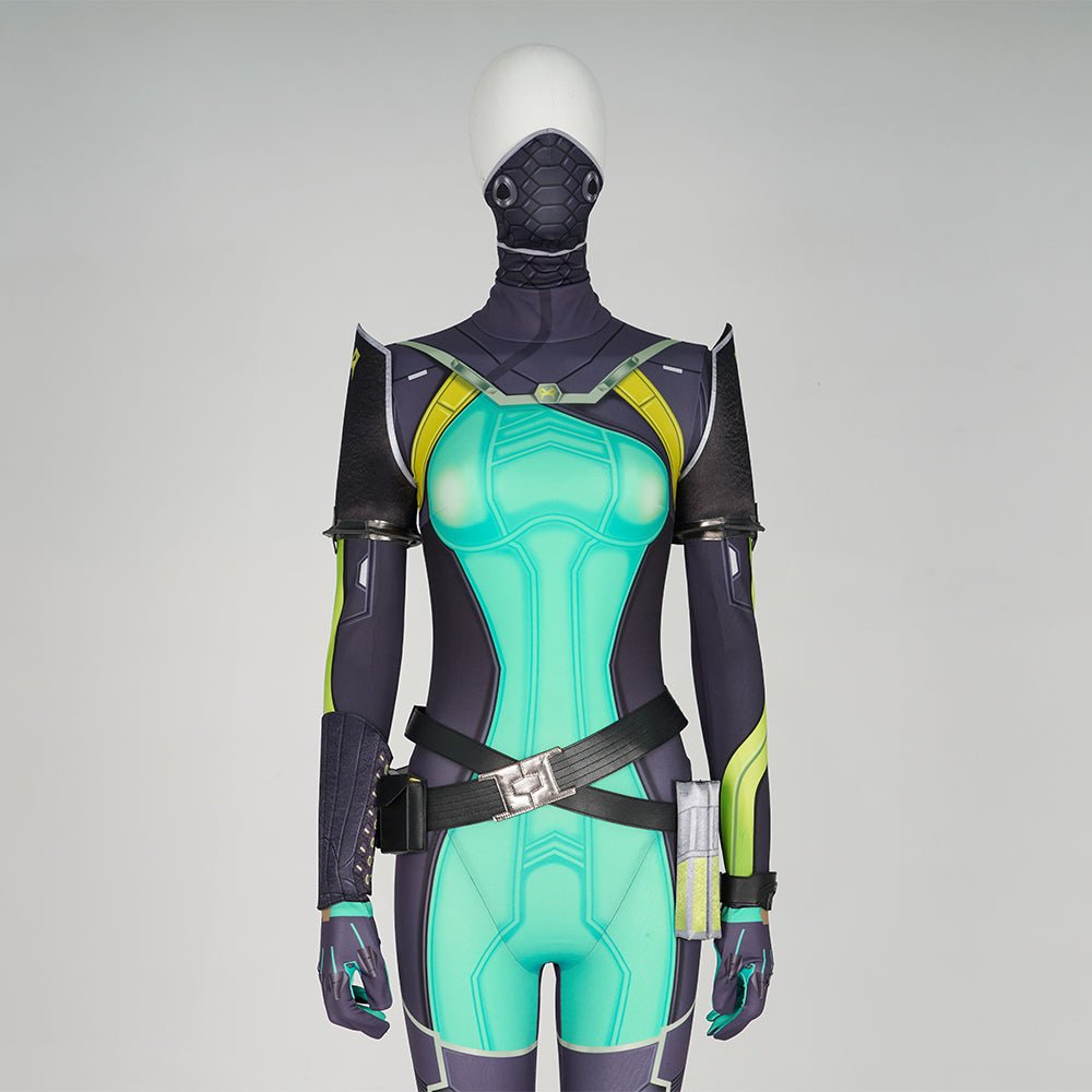 VALORANT Viper Cosplay Costume – Premium Snake - Themed Game Suit for Fans, Complete Set with Detailed Accessories for Role - Play Events - Coscosmos