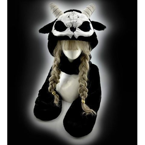 Vampire, Catgirl, Grim Reaper, Red Demon, Octopus, Zombie Whimsical Dark Y2K Cartoon Character Plush Winter Set - Coscosmos