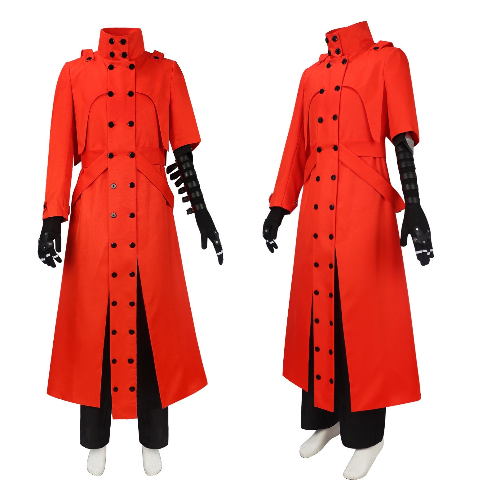 Vash the Stampede Trigun Cosplay Costume Full Set - Gunman Outfit for Anime Convention, Halloween, Cosplay Events - Coscosmos