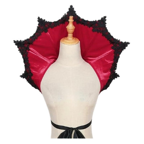 Velvet Victorian Gothic Vampire Cape for Women – Roleplay Elegance - Coscosmos