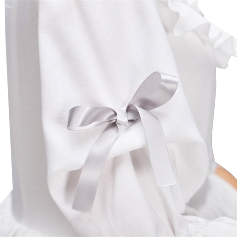 Victoria White Dress – Elegant Cosplay Costume for Anime Enthusiasts - Coscosmos