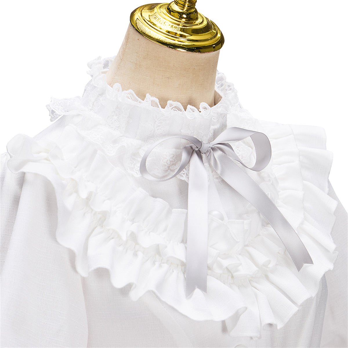 Victoria White Dress – Elegant Cosplay Costume for Anime Enthusiasts - Coscosmos