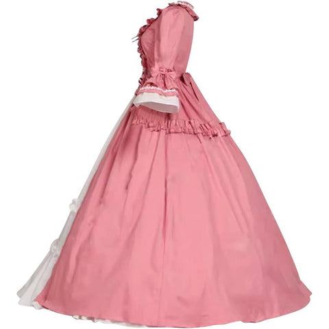 Victorian Rococo Maid Costume Dress for Women, 1800s Inspired Gothic Dress for Halloween, Cosplay, and Party - Coscosmos