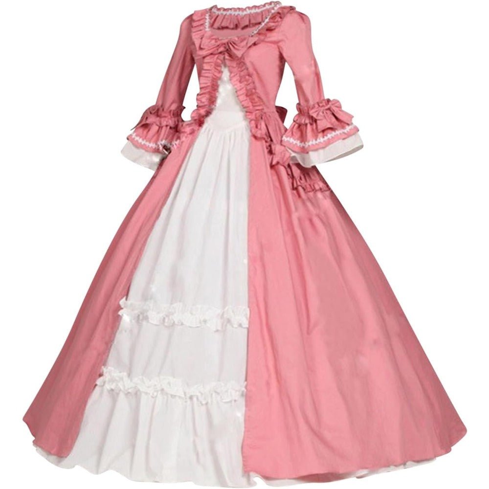Victorian Rococo Maid Costume Dress for Women, 1800s Inspired Gothic Dress for Halloween, Cosplay, and Party - Coscosmos