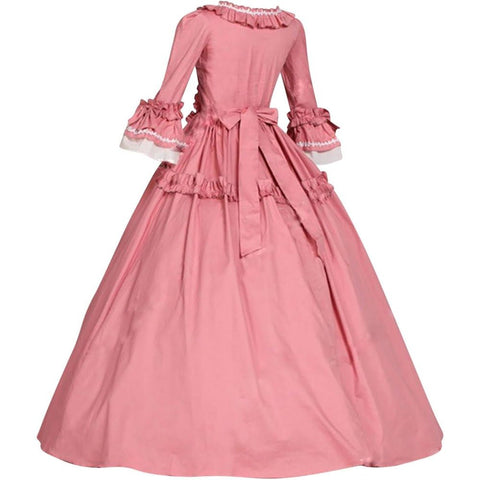 Victorian Rococo Maid Costume Dress for Women, 1800s Inspired Gothic Dress for Halloween, Cosplay, and Party - Coscosmos