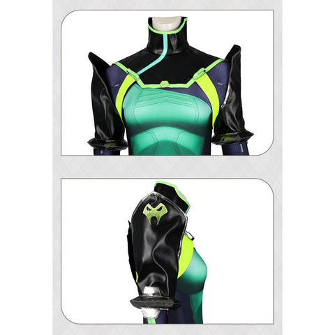 Viper Cosplay Costume from Valorant Full Set Game Role - Play Suit for Fans and Gamers - Coscosmos
