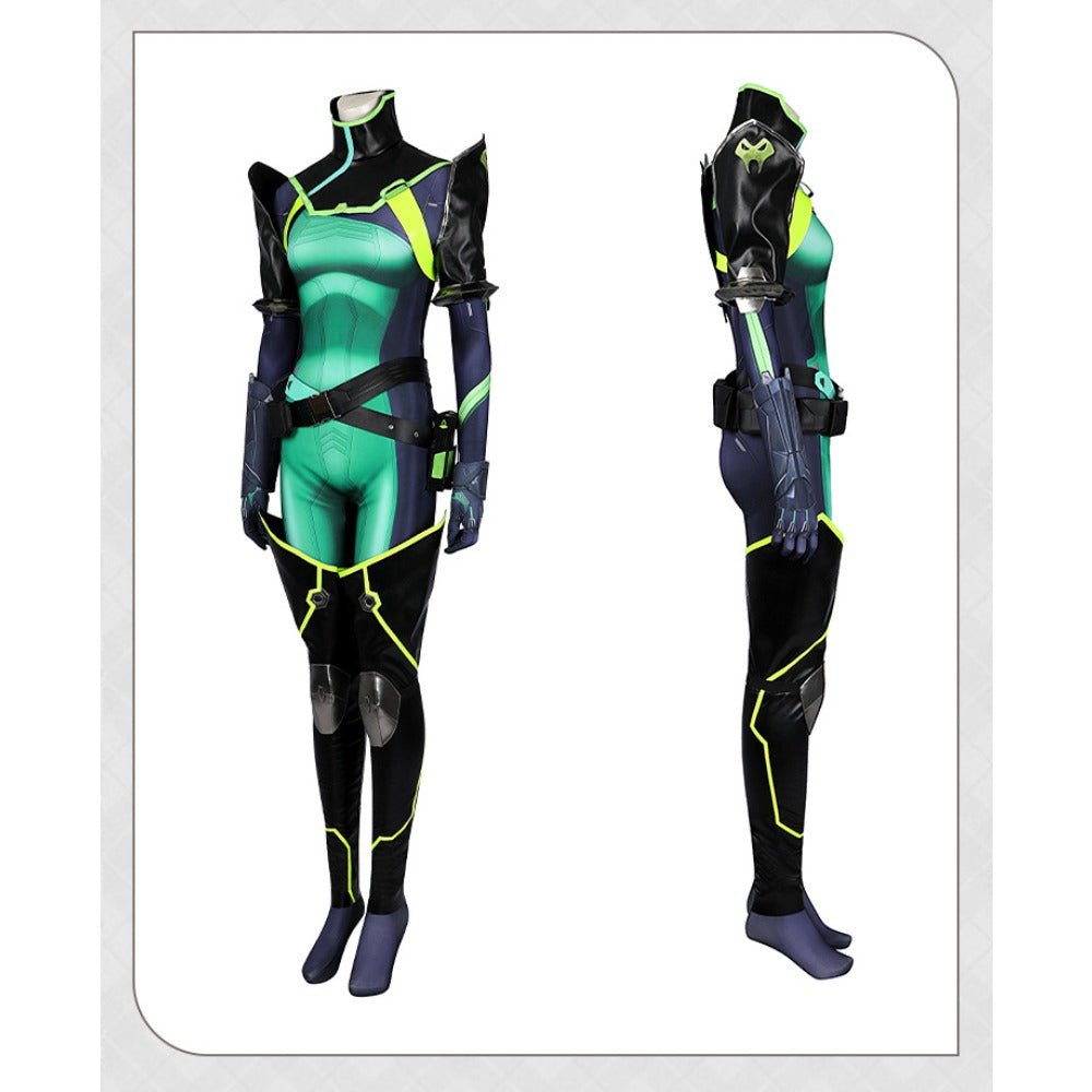 Viper Cosplay Costume from Valorant Full Set Game Role - Play Suit for Fans and Gamers - Coscosmos