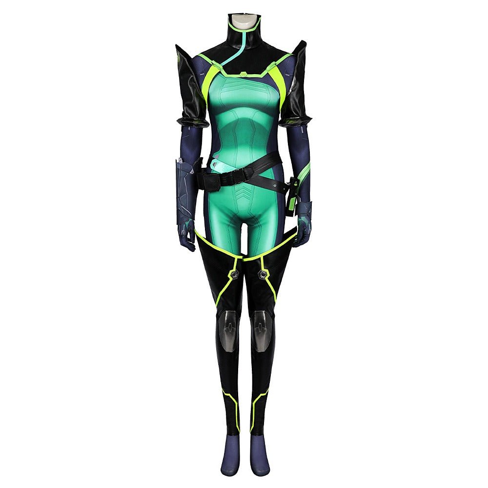Viper Cosplay Costume from Valorant Full Set Game Role - Play Suit for Fans and Gamers - Coscosmos