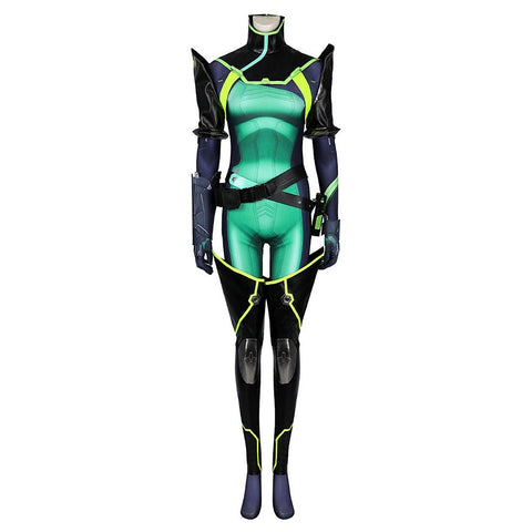 Viper Cosplay Costume from Valorant Full Set Game Role - Play Suit for Fans and Gamers - Coscosmos