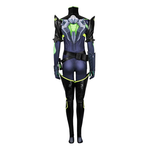 Viper Cosplay Costume from Valorant Full Set Game Role - Play Suit for Fans and Gamers - Coscosmos