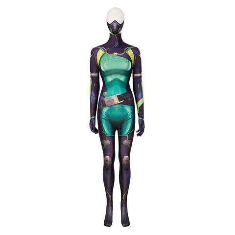 Viper Valorant Cosplay Costume - Premium Game Character Outfit - Coscosmos